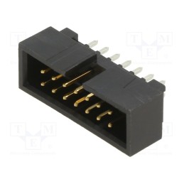 10 pcs x MOLEX - 702461404 - 2.54mm CGrid Hdr Shrd /Slt .13AuLF 14Ckt