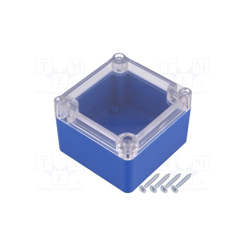 1 pcs x KRADEX - Z111PH ABS BLUE - Enclosure: multipurpose, X: 80mm, Y: 82mm, Z: 55mm, ABS, blue, gasket