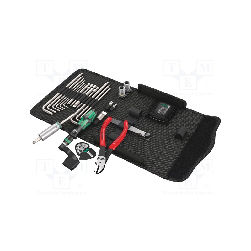 1 set x WERA - 5134015001 - Kit: guitar tool set, case