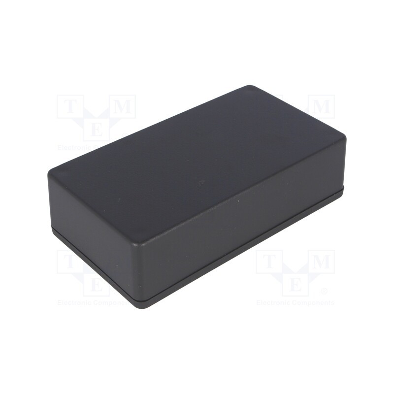 1 pcs x HAMMOND - 1591XXBSBK - Enclosure: multipurpose, X: 63mm, Y: 113mm, Z: 31mm, 1591XXS, ABS