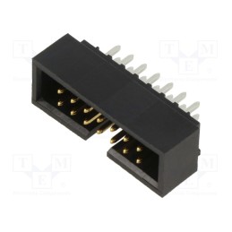 10 pcs x MOLEX - 702461401 - 2.54mm CGrid Hdr Shrd /Slt .38AuLF 14Ckt