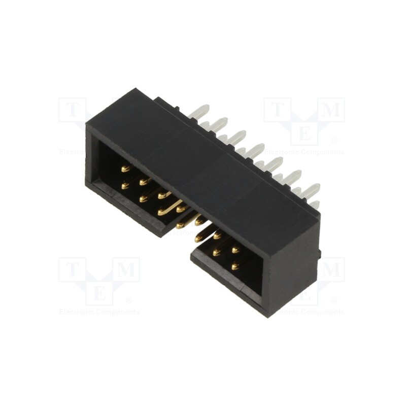 10 pcs x MOLEX - 702461401 - 2.54mm CGrid Hdr Shrd /Slt .38AuLF 14Ckt