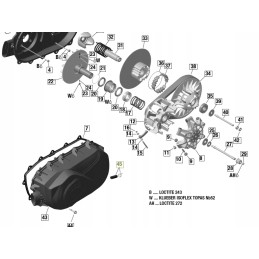 Variator drain plug CAN AM Outlander Renegade 707001179