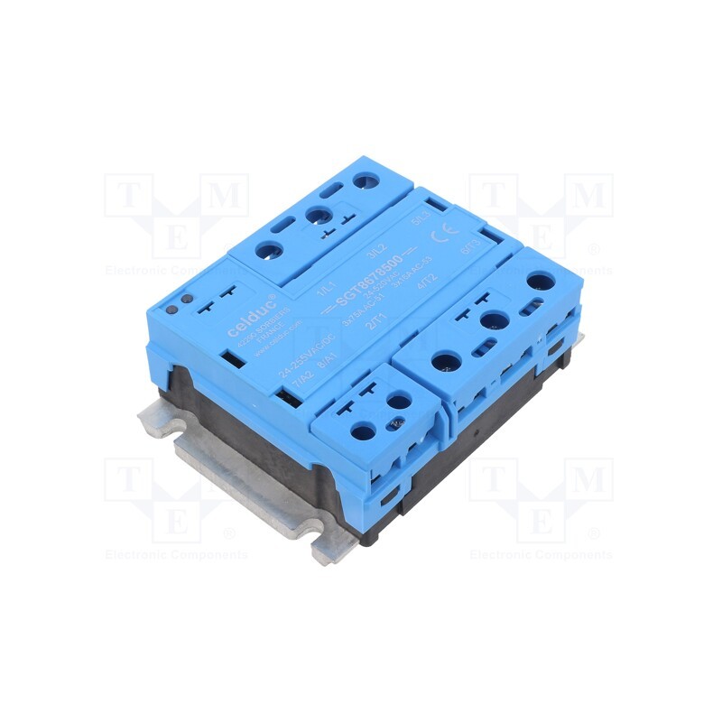 1 pcs x CELDUC - SGT8678500 - Relay: solid state, 75A, Uswitch: 24÷520VAC, 3-phase, Series: SGT8