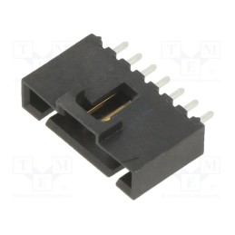 10 pcs x MOLEX - 705430006 - Socket, wire-board, male, SL, 2.54mm, PIN: 7, THT, gold-plated