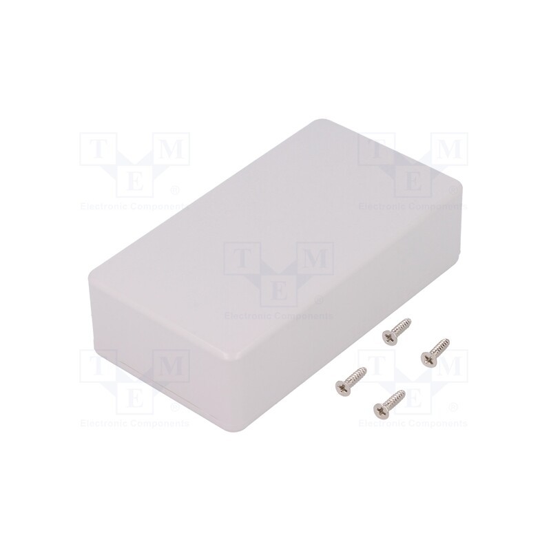 1 pcs x HAMMOND - 1591BSGY - Enclosure: multipurpose, X: 62mm, Y: 112mm, Z: 31mm, 1591S, ABS, grey