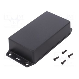 1 pcs x HAMMOND - 1591XXBSFLBK - Enclosure: multipurpose, X: 63mm, Y: 113mm, Z: 31mm, 1591XXS, ABS