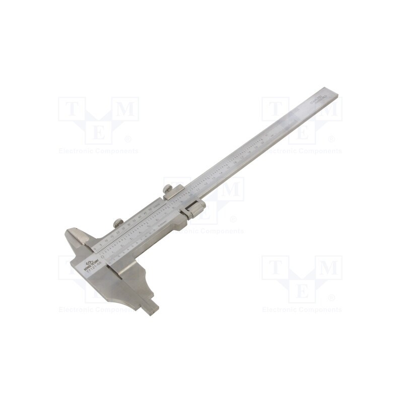 1 pcs x KING TONY - 77121-08 - Calliper, Range: 0÷200mm, bag, double,with analog readouts