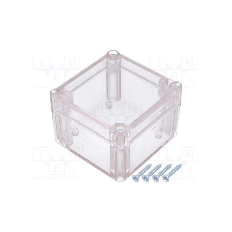 1 pcs x KRADEX - Z111PH ABS - Enclosure: multipurpose, X: 80mm, Y: 82mm, Z: 55mm, ABS, gasket, IP65