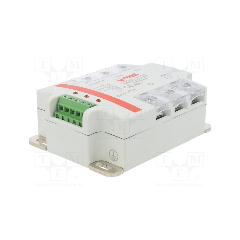 1 pcs x RELPOL - RSR62-60D80 - Relay: solid state, 80A, Uswitch: 24÷660VAC, 3-phase, Series: RSR62