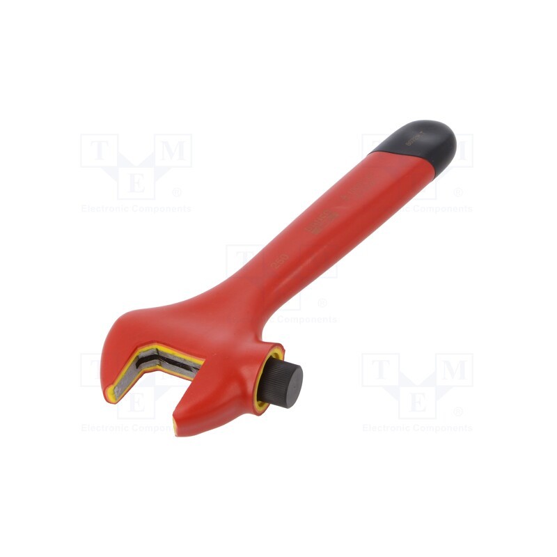 1 pcs x BAHCO - 8072VLT - Wrench, insulated,adjustable, tool steel, for electricians, 1kV