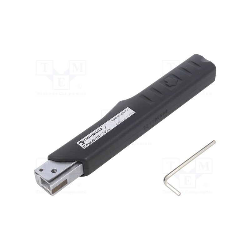 1 pcs x STAHLWILLE - 50010004 - Wrench, torque, 201mm, 4÷40Nm, Mounting: 9x12, MANOSKOP®, Size: 4