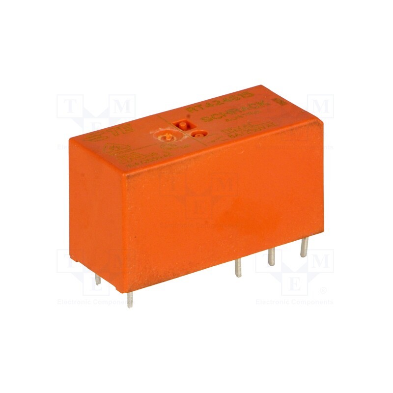 1 pcs x TE Connectivity - 7-1393243-8 - Relay: electromagnetic, DPDT, Ucoil: 115VAC, 8A, 8A/250VAC, PCB