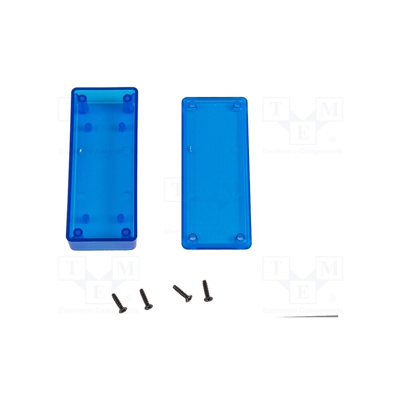 1 pcs x HAMMOND - 1551UTBU - Enclosure: multipurpose, X: 40mm, Y: 100mm, Z: 20mm, 1551 MINI, ABS