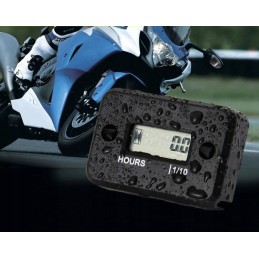 Motorcycle engine operating time counter