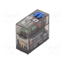 1 pcs x HONGFA RELAY - HF115FP/012-1Z3B - Relay: electromagnetic, SPDT, Ucoil: 12VDC, 16A, 16A/250VAC, PCB