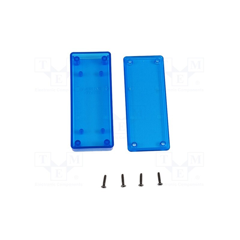 1 pcs x HAMMOND - 1551UUTBU - Enclosure: multipurpose, X: 40mm, Y: 100mm, Z: 15mm, 1551 MINI, ABS