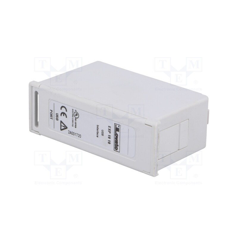 1 pcs x LOVATO ELECTRIC - EXP 1010 - Extension module, USB, for DIN rail mounting