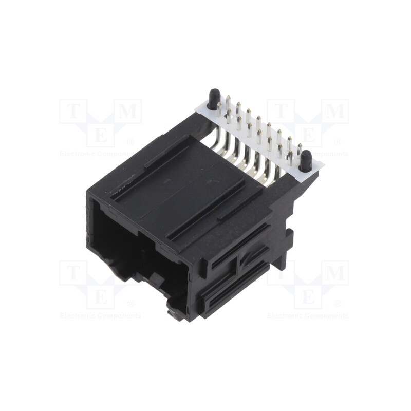 10 pcs x MOLEX - 346910160 - STAC64 RA HDR 16 CKT BLK POL A TRAY