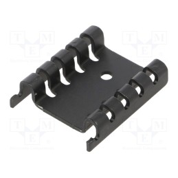1 pcs x ALUTRONIC - FI303/SE - Heatsink: moulded, TO220, black, L: 7.2mm, W: 27mm, H: 29mm, 20K/W