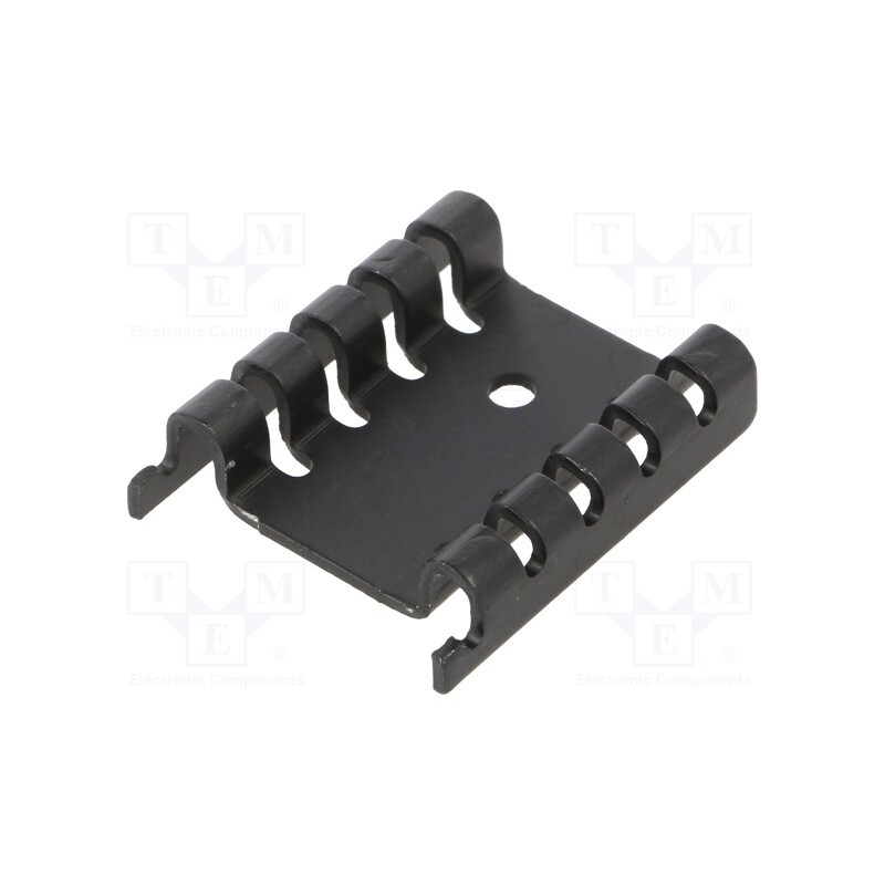 1 pcs x ALUTRONIC - FI303/SE - Heatsink: moulded, TO220, black, L: 7.2mm, W: 27mm, H: 29mm, 20K/W