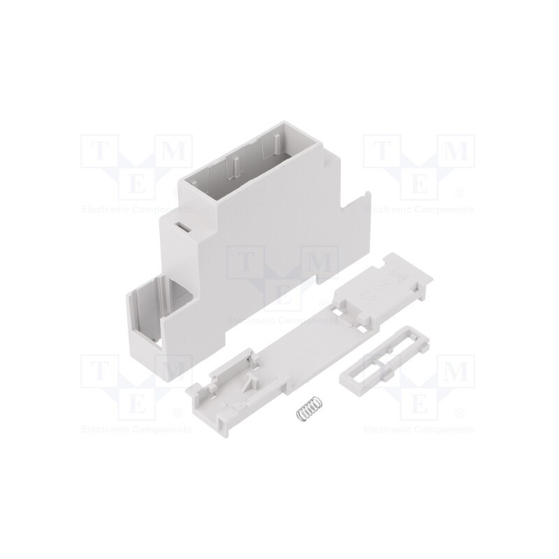 1 pcs x ITALTRONIC - 5.010253 - Enclosure: for DIN rail mounting, Y: 90mm, X: 18mm, Z: 53mm, PPO
