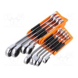 1 set x BETA - 142/SC9I - Wrenches set, combination spanner,with ratchet, 9pcs.