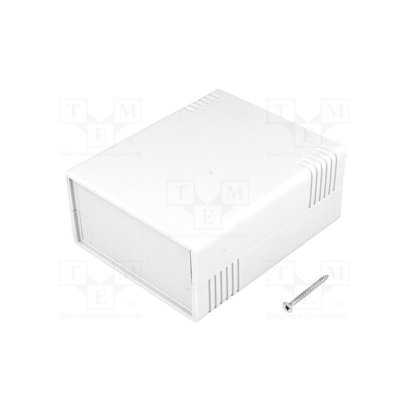 1 pcs x MASZCZYK - KM-48N GY - Enclosure: with panel, X: 91mm, Y: 111mm, Z: 49mm, ABS, grey