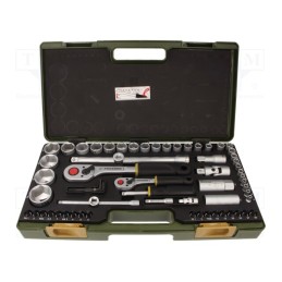 1 set x PROXXON - 23286 - Wrenches set, 6-angles,socket spanner, Mounting: 1/2',1/4'