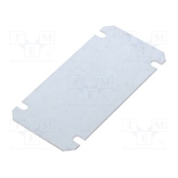 1 pcs x WEIDMu00dcLLER - MP MPC 07/12 - Mounting plate, steel, Plating: zinc