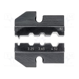 1 pcs x KNIPEX - 97 49 82 - Crimping jaws, Telegärtner,fiber optics connectors