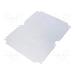 1 pcs x KRADEX - ZMB90 - Mounting plate, steel, W: 161mm, L: 211mm, Thk: 1.5mm, Plating: zinc
