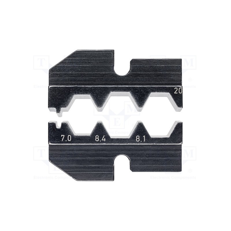 1 pcs x KNIPEX - 97 49 20 - Crimping jaws, F connectors