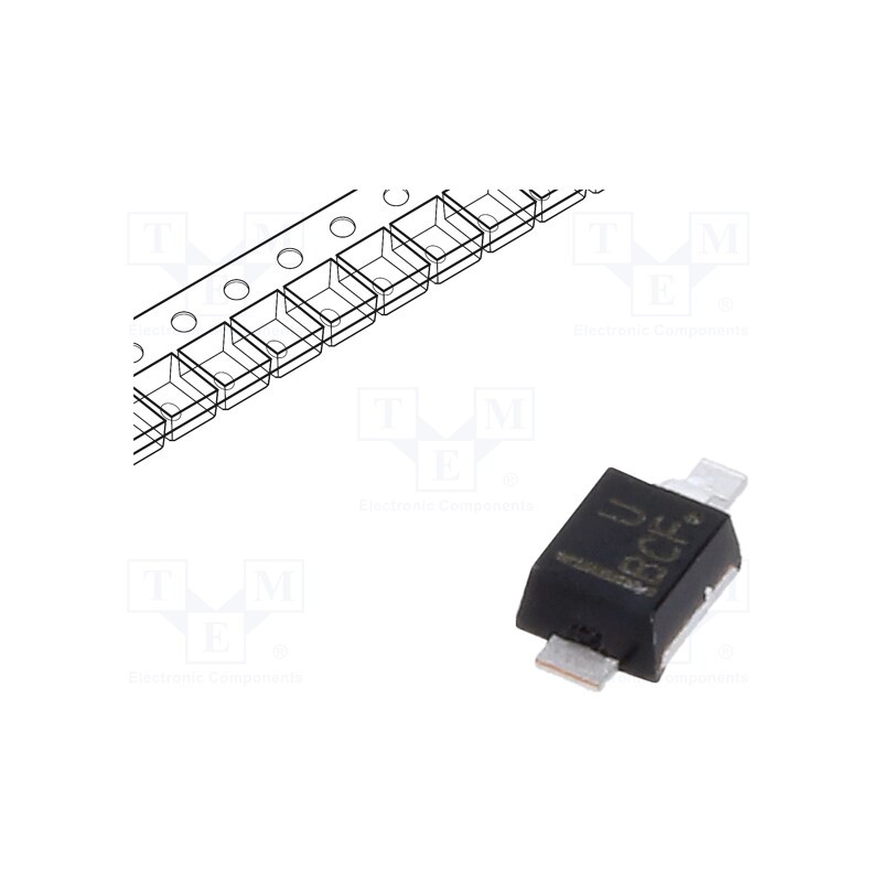 3 pcs x ONSEMI - MBRM120LT1G - Diode: Schottky rectifying, SMD, 20V, 1A, DO216AA,