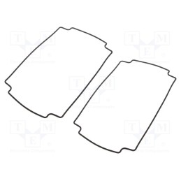 1 set x HAMMOND - 1554HGASKET -AS - Gasket, HM-1554H,HM-1554T, 2pcs.