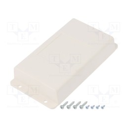 1 pcs x SUPERTRONIC - PP090W-S - Enclosure: multipurpose, X: 69mm, Y: 133mm, Z: 23mm, ABS, white