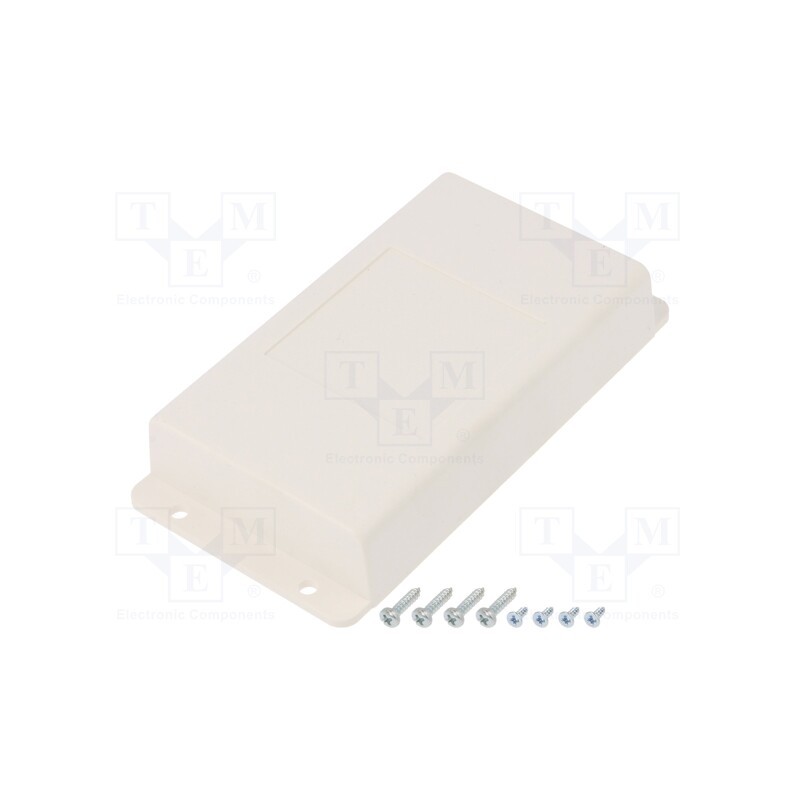 1 pcs x SUPERTRONIC - PP090W-S - Enclosure: multipurpose, X: 69mm, Y: 133mm, Z: 23mm, ABS, white