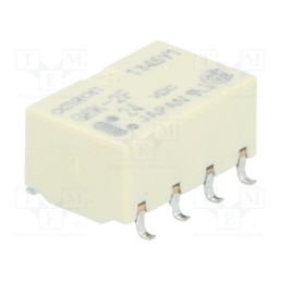 1 pcs x OMRON OCB - G6K-2F 24VDC - Relay: electromagnetic, DPDT, Ucoil: 24VDC, Icontacts max: 1A, SMD