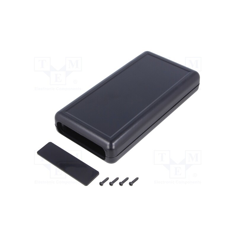 1 pcs x GAINTA - G939B - Enclosure: with panel, X: 70mm, Y: 135mm, Z: 24mm, ABS, black, UL94HB