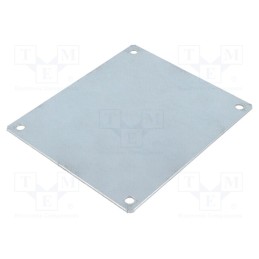 1 pcs x FIBOX - TM 1212 - Mounting plate, steel, W: 96mm, L: 111mm, Plating: zinc