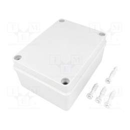 1 pcs x PAWBOL - S-BOX 316 - Enclosure: multipurpose, X: 110mm, Y: 150mm, Z: 70mm, grey, IP65