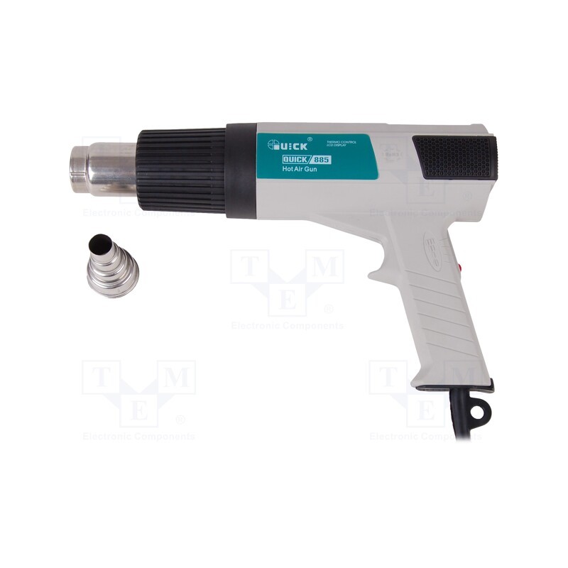 1 pcs x QUICK - 885 - Soldering iron: hot air pencil, THT soldering,THT desoldering