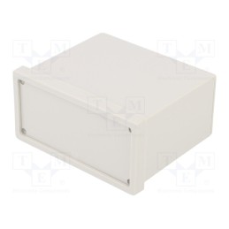 1 pcs x MASZCZYK - KM-326G - Enclosure: panel, X: 93.6mm, Y: 75.2mm, Z: 46.2mm, ABS, grey