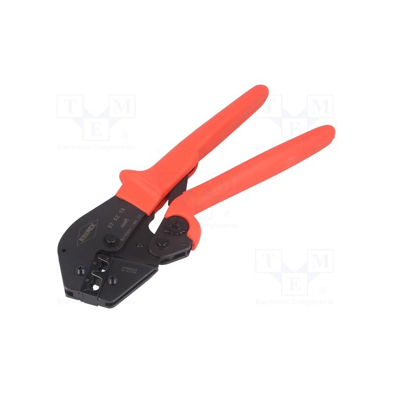 1 pcs x KNIPEX - 97 52 19 - Tool: for crimping, insulated solder sleeves, 35÷50mm2