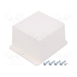 1 pcs x SUPERTRONIC - PP088W-S - Enclosure: multipurpose, X: 69mm, Y: 82mm, Z: 45mm, ABS, white