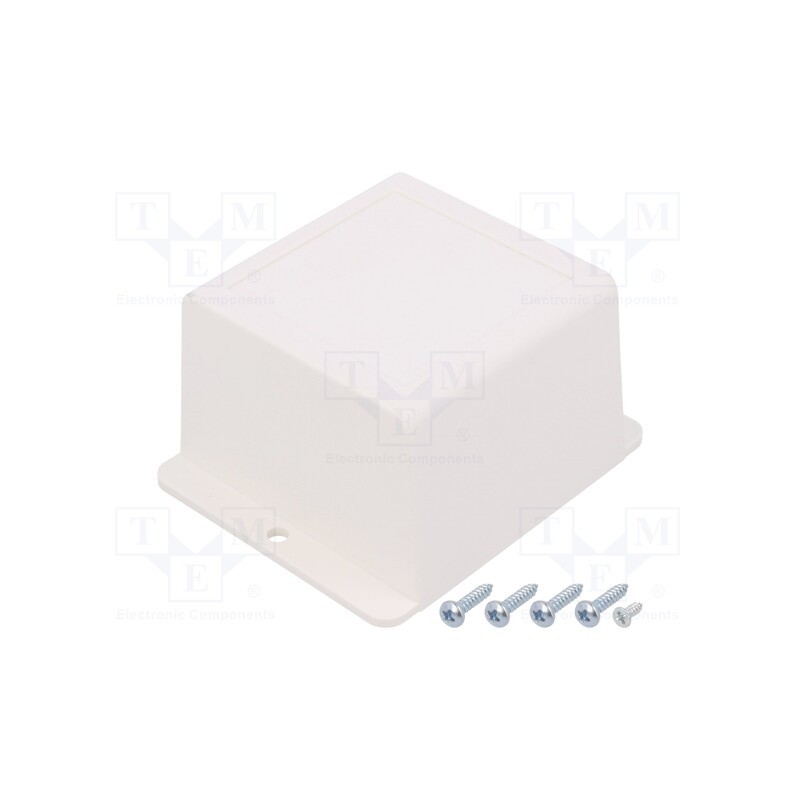 1 pcs x SUPERTRONIC - PP088W-S - Enclosure: multipurpose, X: 69mm, Y: 82mm, Z: 45mm, ABS, white
