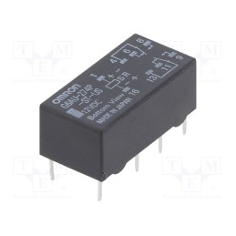 1 pcs x OMRON OCB - G6AU-274P-ST-US 12DC - Relay: electromagnetic, DPDT, Ucoil: 12VDC, Icontacts max: 2A, PCB