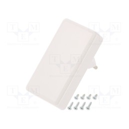 1 pcs x SUPERTRONIC - PP053W-S - Enclosure: for power supplies, X: 78.5mm, Y: 40mm, Z: 21mm, ABS