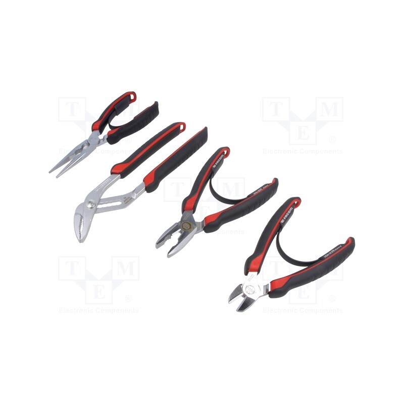 1 set x FACOM - CPE.A1PB - Kit: pliers, 4pcs.