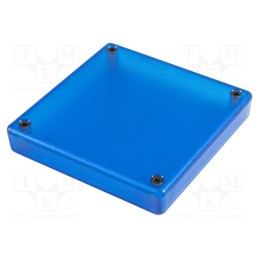 1 pcs x HAMMOND - 1551XXTBU - Enclosure: multipurpose, X: 80mm, Y: 80mm, Z: 15mm, 1551 MINI, ABS